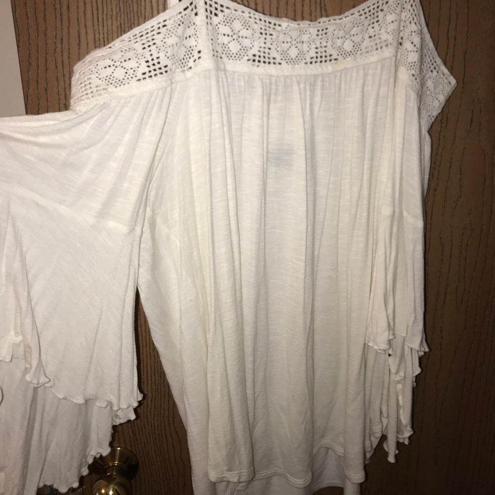 Boho off shoulder shirt